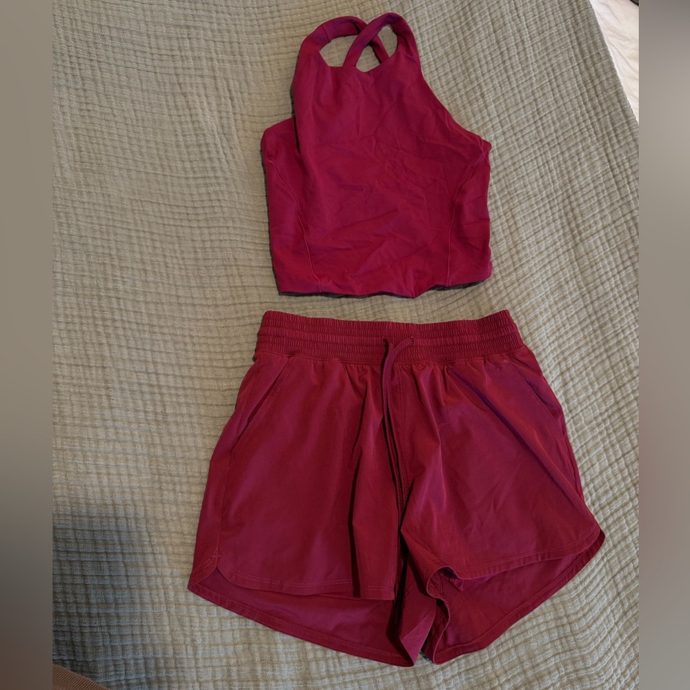 Abercrombie YPB Brand Workout Short and Tank Set